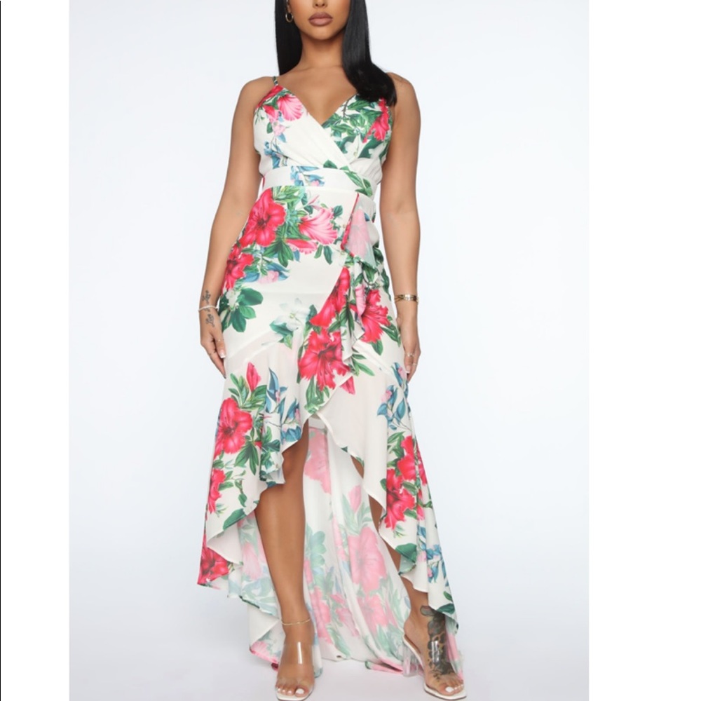 NEW Floral Island Maxi dress XL/14